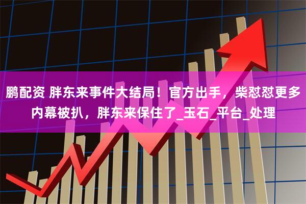 鹏配资 胖东来事件大结局!官方出手,柴怼怼更多内幕被扒,胖东来保住了_玉石_平台_处理